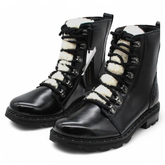 Sorel Women's Lennox Lace Cozy Lug Sole Booties Women's Shoes - Picture 5 of 8